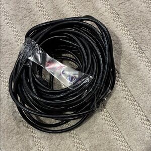 Black Coiled Cable